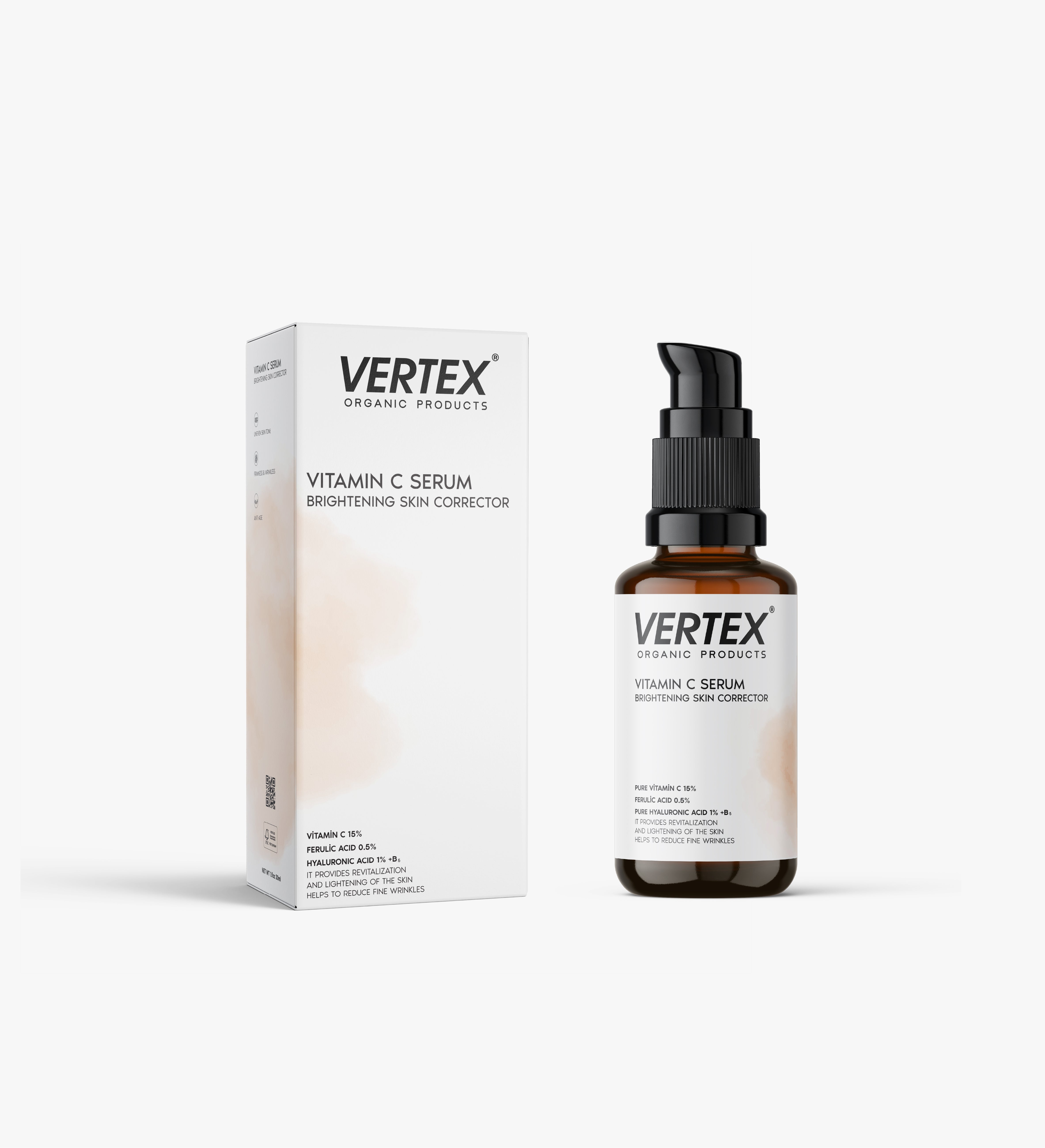 سيروم فيتامين سي لتفتيح البشرة من فيرتكس